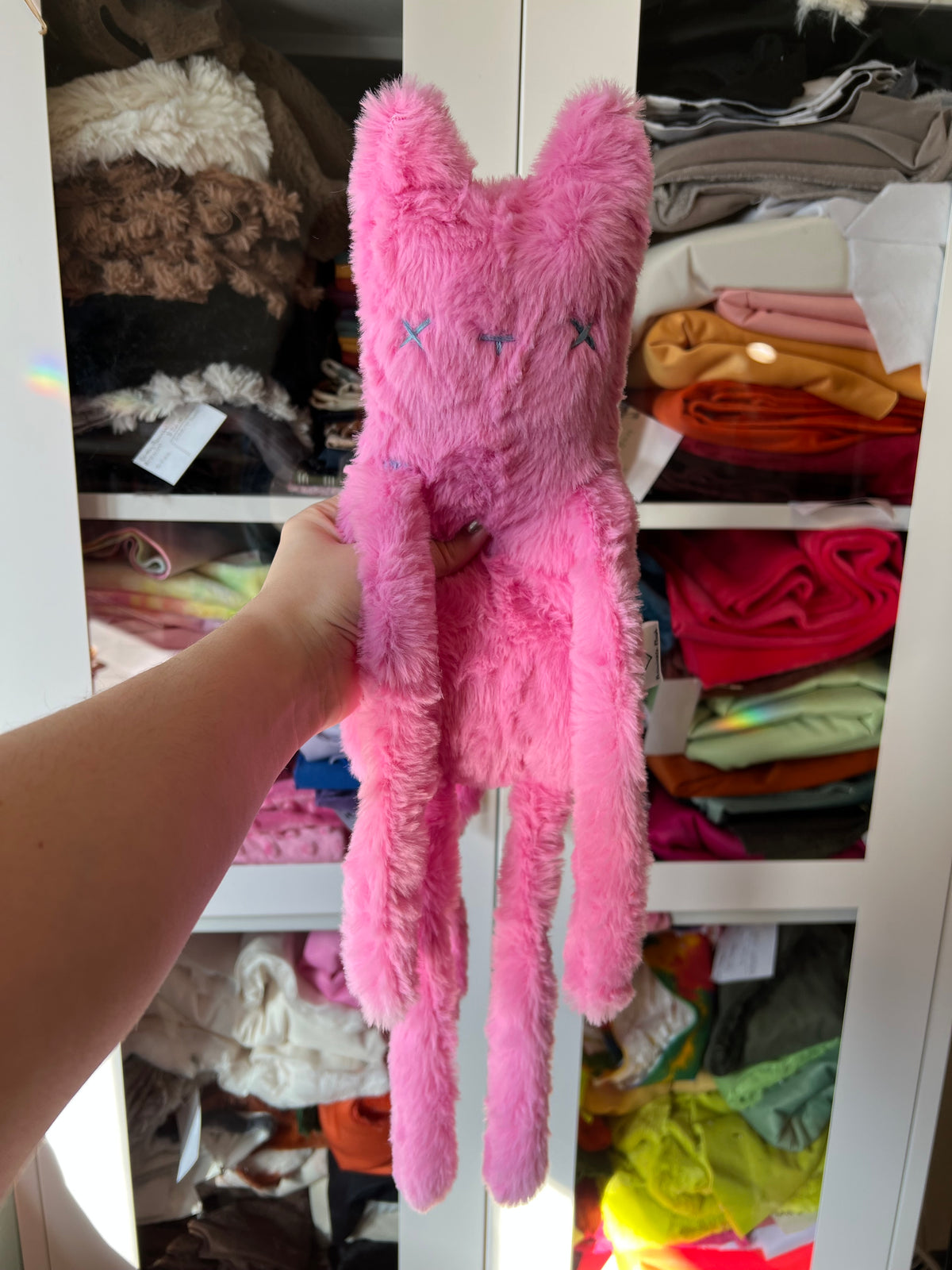Pink Kitty Long Legs