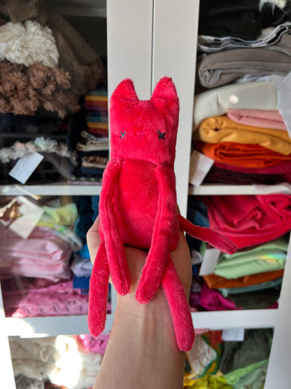 Neon Pink Kitty Long Legs