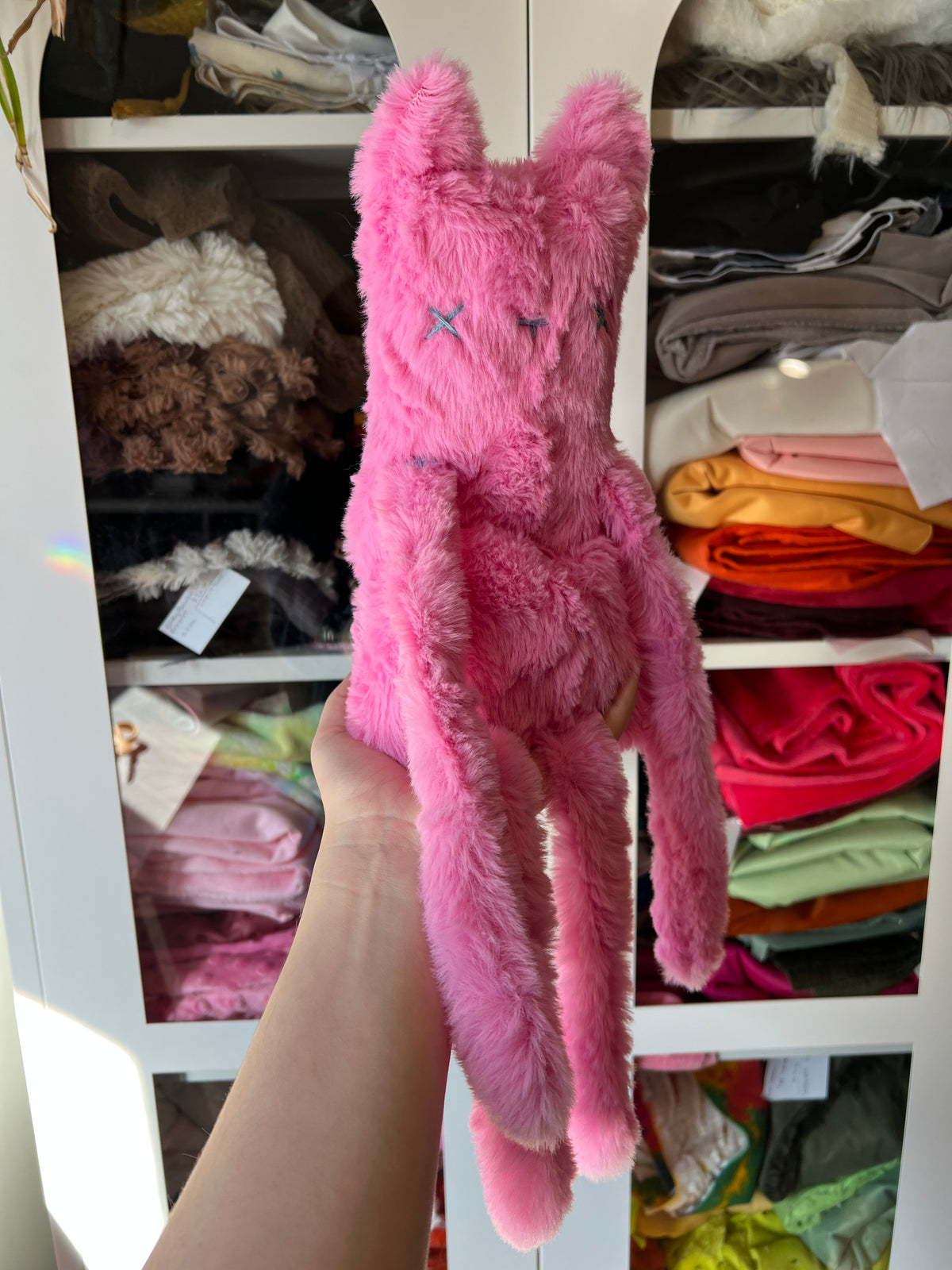 Pink Kitty Long Legs