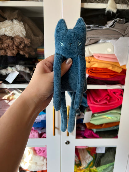 Blue Kitty Long Legs